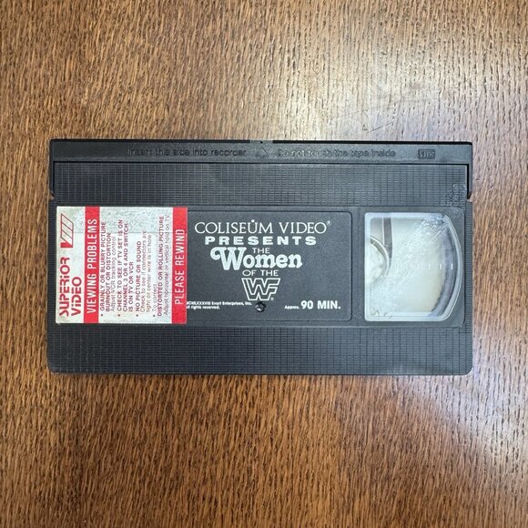 Coliseum Video WOMEN OF THE WWF VHS Vintage Tested And Working - Picture 6 of 16